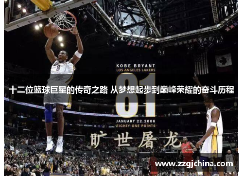 十二位篮球巨星的传奇之路 从梦想起步到巅峰荣耀的奋斗历程